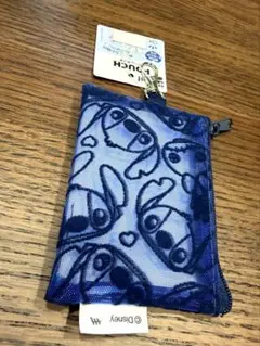 リロアンドスティッチStitch カラビナ付きメッシュポーチ - メルカリ