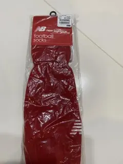 値下げNew Balance サッカーソックス XL (27-29cm)レッド