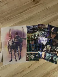 進撃の巨人　一番くじ E賞　アクリルボード　心臓を捧げよ リヴァイ ハンジ