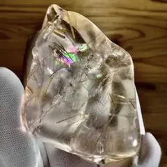 希少 宝石質 トカンティンス州産 虹水晶 アイリスクォーツ ポリッシュ