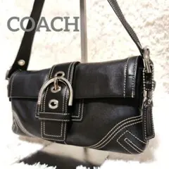 美品✨コーチ ソーホー ショルダーバッグ ワンショルダー ブラック 8A05