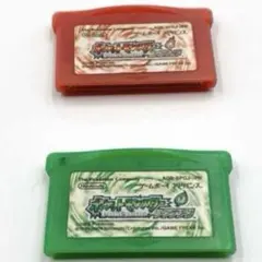 ゲームボーイアドバンスソフト ポケットモンスター リーフグリーン ファイアレッド