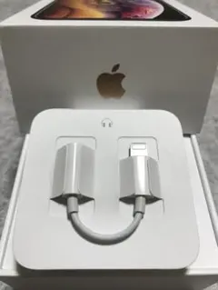 iPhone付属品　イヤホン変換アダプタ