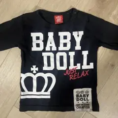 BABY DOLL ロンT 黒