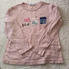 familiar ピンク 長袖カットソー