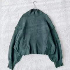 センスオブプレイス|ストレッチショルダータックセーター【one】WEB限定色