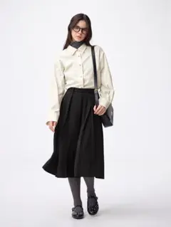 GU ドレープキュロッツ ブラック Sのサムネイル