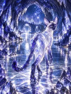 猫 デジタルアート 写真 L版