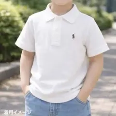 ラルフローレン ポロシャツ 白 100 半袖 キッズ