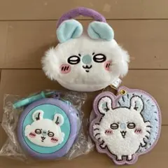 ちいかわ　モモンガ　ぬいぐるみ　キーホルダー　ポーチ　3点セット