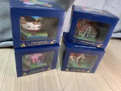 ミッキーの家　トゥーンタウン　プレミアムミニチュアフィギュアコレクション　4台