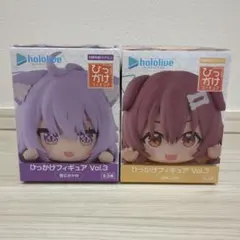 【２点】ひっかけフィギュア Vol.3 猫又おかゆ & 戌神ころね