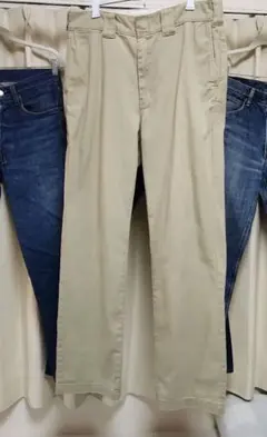 Dickies ワークパンツ ベージュ メンズ シルバータグ チノパンのサムネイル