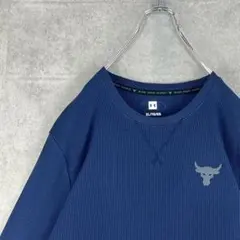 UAプロジェクトロック アンダーアーマー 長袖カットソー リブ網み シンプル