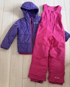 Columbia リバーシブルジャケットとオーバーオールセット　120cm