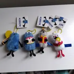パペットスンスン、マスコットぬいぐるみ4、4種類