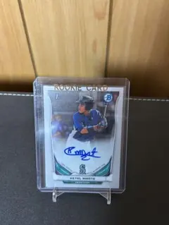 Ketel Marte auto card topps 1st bowman