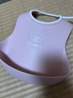 BabyBjörn ベビービブ ピンク エプロン シリコン