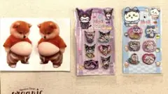 ちいかわちいかわ ウォーターシール 水シール 2枚　柴犬2匹　⑥訳あり