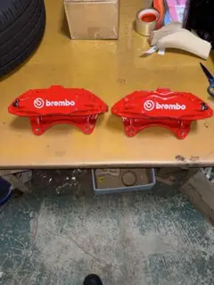 スバル 4pot赤キャリパー フロント用 GDA 86/BRZ流用など - メルカリ