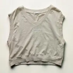 【C·O·L·Z·A】Vネック ノースリーブトップス ベスト 重ね着 カジュアル