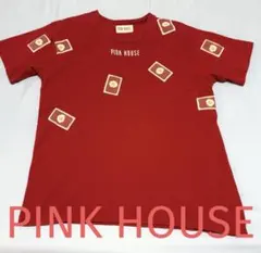 PINK HOUSE 半袖 Tシャツ ひなぎくワッペン レッドのサムネイル