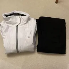 Goldwin ホワイト スキーウェア セット