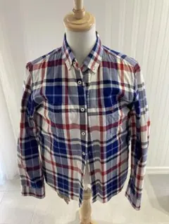 BLUE LABEL CRESTBRIDGE チェック柄長袖シャツ 38 美品】BLUE LABEL CRESTBRIDGE チェックシャツ 38 - メルカリ
