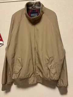 90s ランズエンド スイングトップ L ベージュ 裏地チェック G9タイプのサムネイル