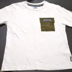 OUTDOOR PRODUCTS ポケット付きTシャツ　ホワイト 140
