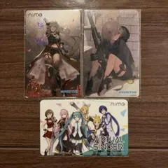 aimeカード 3枚セット CHUNITHM