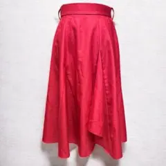 リランドチュール Rirandture フレアースカート ひざ丈S レッドのサムネイル