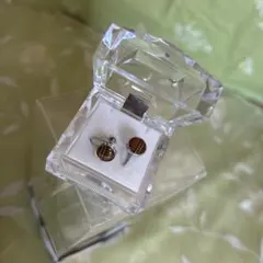 バーバリーチェック　リフォームイヤリング