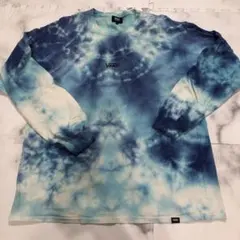VANS 青系タイダイ 長袖カットソー