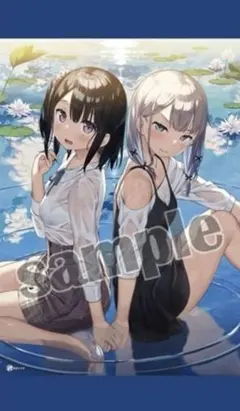 イラストレーター カントク B1大型タペストリー しずく カントク しずく B1タペストリー Summer - メルカリ
