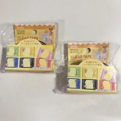 セリア　クリアテープ　お菓子パッケージ　２種セット　amifa 推し活　マステのサムネイル
