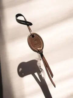 polo Ralph Lauren レザー革オーバル型 バッグチャーム