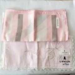 LANVIN＆GIVENCHY ハンカチ2枚セットのサムネイル