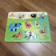 エド・インター 木製パズル ANIMALS 知育玩具 ペグパズルのサムネイル