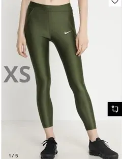 NIKE ナイキ　ランニング　TIGHT FIT レギンス　オリーブカラーXS