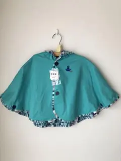 【値下げしました☆】ミキハウス　リバーシブルポンチョ　　70〜90㌢