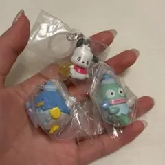 サンリオ　ガチャガチャ　ポチャッコ　タキシードサム　ハンギョドン