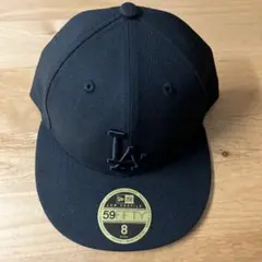New Era 59FIFTY ブラック キャップ サイズ8