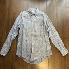Brooks Brothers 長袖シャツ サイズS 麻 アイリッシュリネン