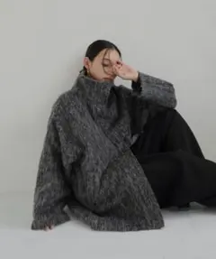 シャギーコート ピーコート