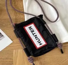 HUNTER トラベルリップストップ フォンポーチ ショルダーバッグ