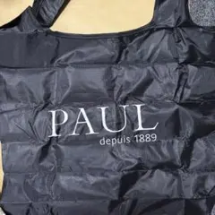 PAUL エコバッグ　ブラック　未使用のサムネイル