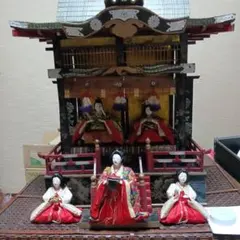御殿飾り　親王様、三人官女付きのサムネイル