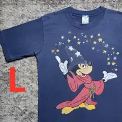 ヴィンテージ　80s USA ディズニー　ファンタジア　ミッキーマウスTシャツ