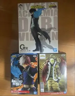 僕のヒーローアカデミア　轟焦凍　荼毘　ホークス　フィギュア　3点セット